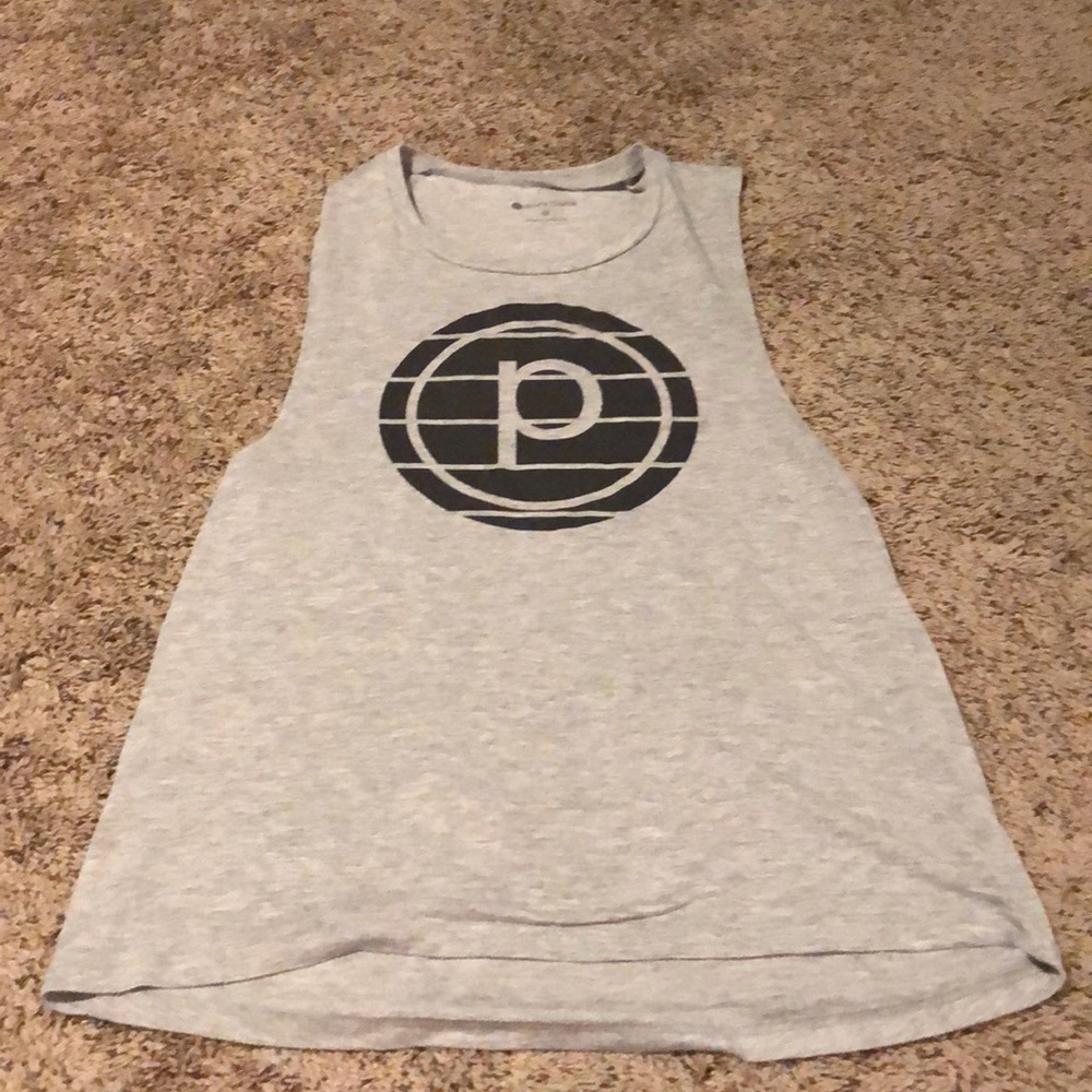 grey pure barre tank
